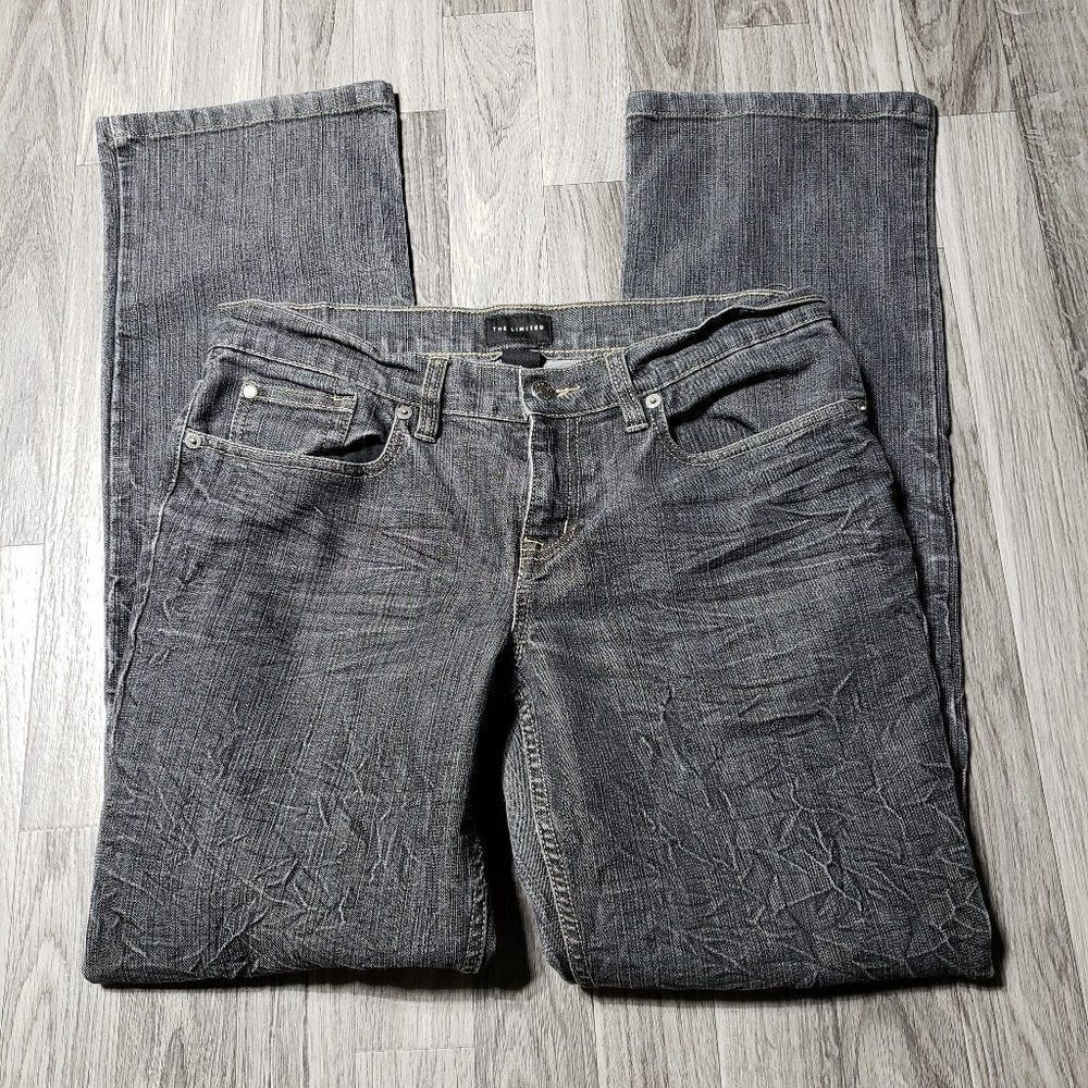 The Limited Crackle‎ Pattern Grey Denim Jeans